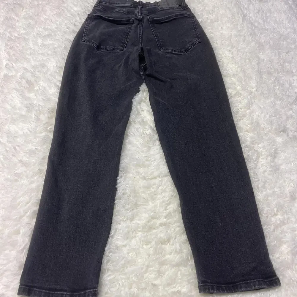 Aeropostale Curvy Mom Jean Black Women's Straight Leg Jeans